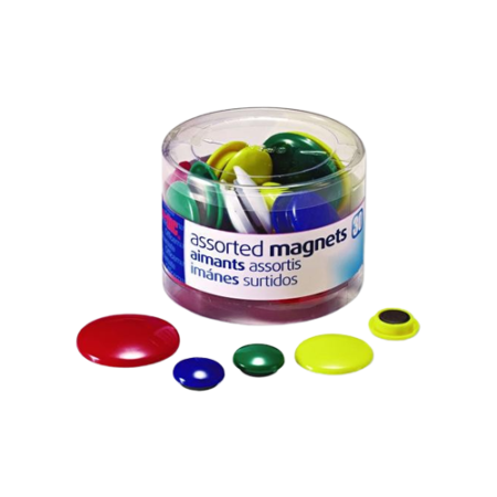 Assorted Magnets, Circles, Assorted Sizes