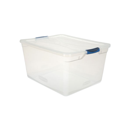 Clever Store Basic Latch-Lid Container, 17.75 gal