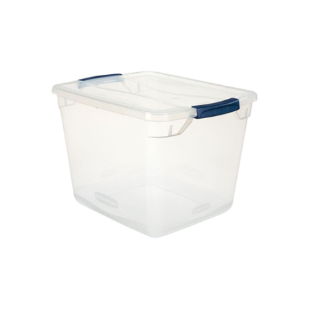 Clever Store Basic Latch-Lid Container, 7.5 gal
