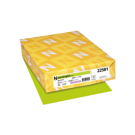 Color Paper, 24 lb Bond Weight, 8.5 x 11, Terra Green, 500/Ream