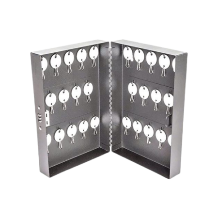 Combination Lockable Key Cabinet, 28-Key, 7.75 w x 3.25 d x 11.5 h