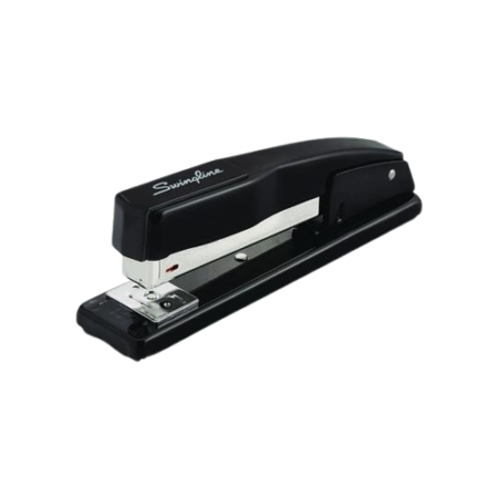 Commercial Full Strip Desk Stapler, 20-Sheet Capacity, Black
