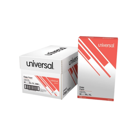 Copy Paper, 92 Bright, 20 lb Bond Weight, 11 x 17, White, 500 Sheets