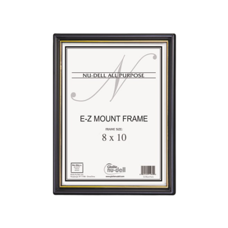 EZ Mount Document Frame with Trim Accent and Plastic Face