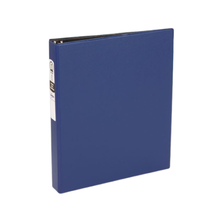 Economy Non-View Binder with Round Rings, 3 Rings, 1" Capacity