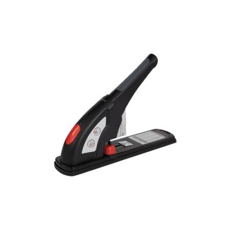 Heavy-Duty Stapler, 200-Sheet Capacity, Black/Graphite/Red