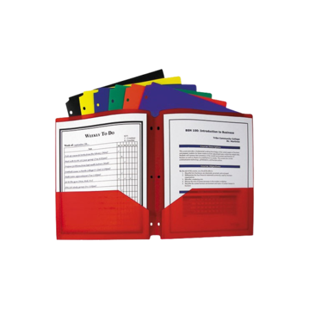 Twin-Pocket Folder, Green, 25/Box