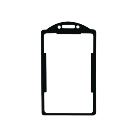 ID Card Holders, Vertical, Black 2.38" x 3.68" Holder