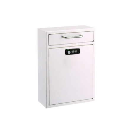 Large Secure Drop Box Wall Mounted Locking Mail Box with Key and ?