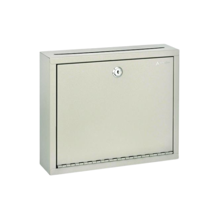 Large Size Steel Multi-Purpose Secure Drop Box, 12 x 3 x 10, Beige