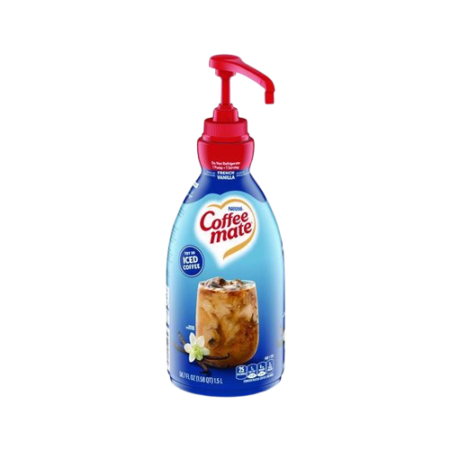 Liquid Coffee Creamer, French Vanilla, 1.5 L Pump Bottle