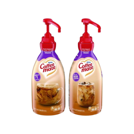 Liquid Coffee Creamer, Sweetened Original, 1.5 L Pump Bottle, 2/Carton