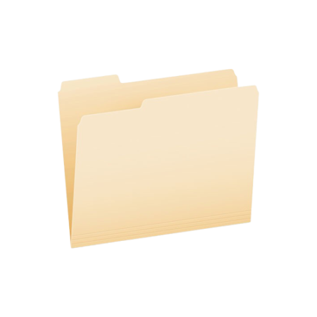Manila File Folders, Letter Size