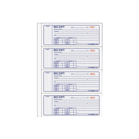 Money Receipt Book, Softcover