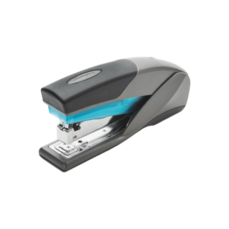 Optima 25 Reduced Effort Stapler, 25-Sheet Capacity, Slate Gray/Blue