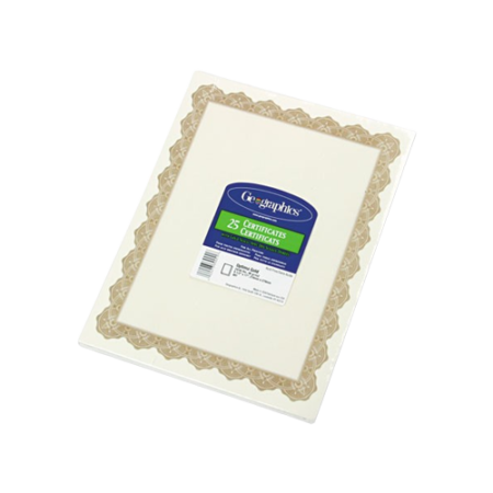 Parchment Paper Certificates, Optima Gold