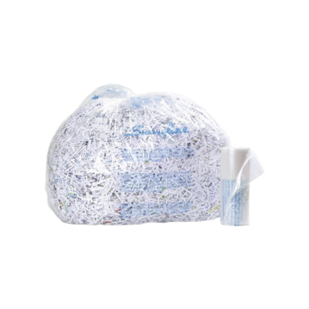 Plastic Shredder Bags, 6-8 gal Capacity, 100/Box