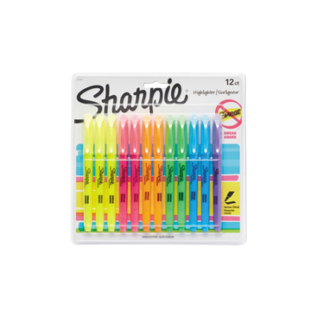 Pocket Style Highlighters, Assorted Ink Colors, Chisel Tip, Assorted