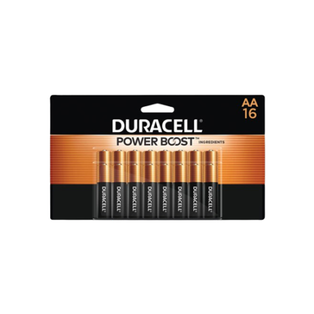 Power Boost CopperTop Alkaline AA Batteries, 16/Pack