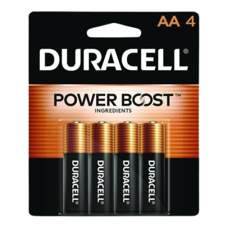 Power Boost CopperTop Alkaline AA Batteries, 4/Pack