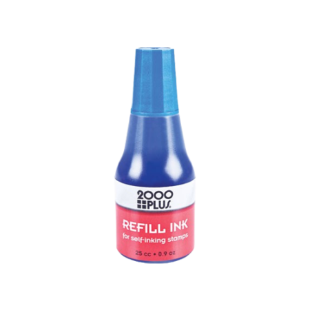 Pre-Inked Shutter Stamp, Red/Blue, COMPLETED, 1.63 x 0.5