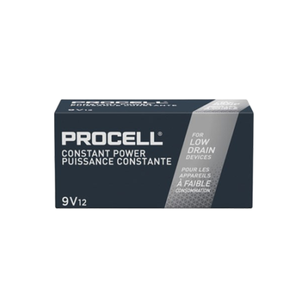 Professional Alkaline 9V Batteries, 12/Box