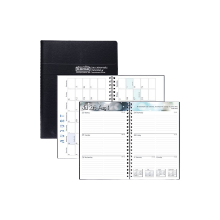 Day Designer Peyton Academic Desk Pad, Floral Artwork, 22 x 17