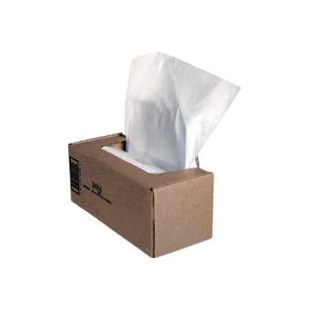 Shredder Waste Bags, 25 gal Capacity, 50/Carton