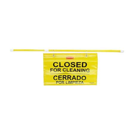 Site Safety Hanging Sign, 50 x 1 x 13, Multi-Lingual, Yellow