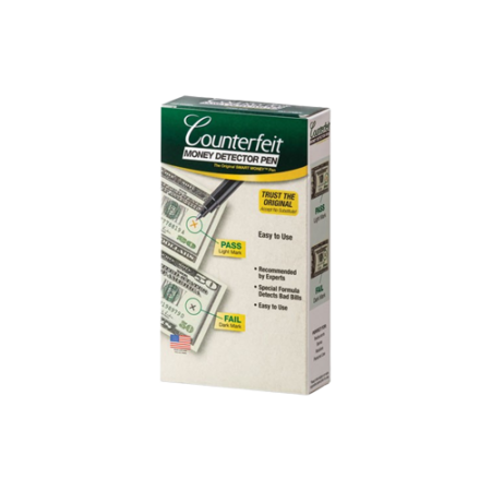 Smart Money Pen for USD, Black, 12/Pack