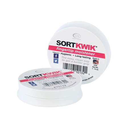 Sortkwik Fingertip Moisteners, 1.75 oz, Pink, 2/Pack