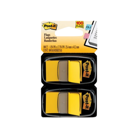 Standard Page Flags in Dispenser, Yellow