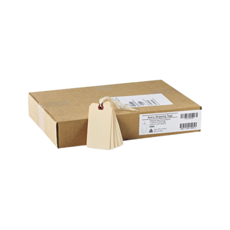 Strung Shipping Tags, 11.5 pt Stock, 4.75 x 2.38, Manila, 1,000/Box