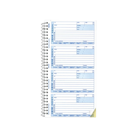 Telephone Message Book, Two-Part