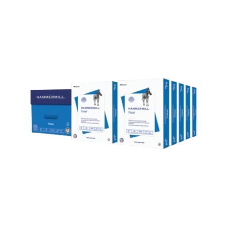 Tidal Print Paper, 92 Bright, 20 lb Bond Weight, 8.5 x 11, White, 500 Sheets