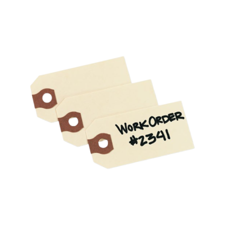 Unstrung Shipping Tags, 11.5 pt Stock, 2.75 x 1.38, Manila, 1,000/Box