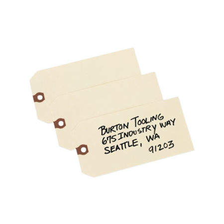 Unstrung Shipping Tags, 11.5 pt Stock, 4.75 x 2.38, Blue, 1,000/Box