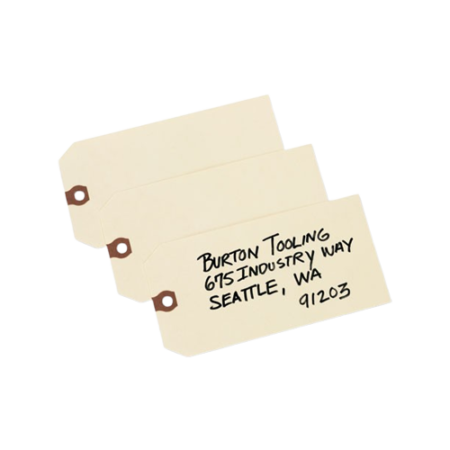 Unstrung Shipping Tags, 11.5 pt Stock, 6.25 x 3.13, Manila, 1,000/Box