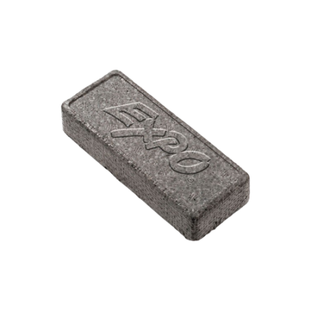 White Board CARE Dry Erase Eraser, 5.13" x 2.25" x 1.25", Charcoal