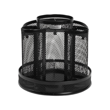 Wire Mesh Spinning Desk Sorter, 8 Compartments