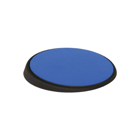 Wrist Aid Ergonomic Circular Mouse Pad, 9" dia., Cobalt